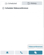 Schedule Videoconference feature